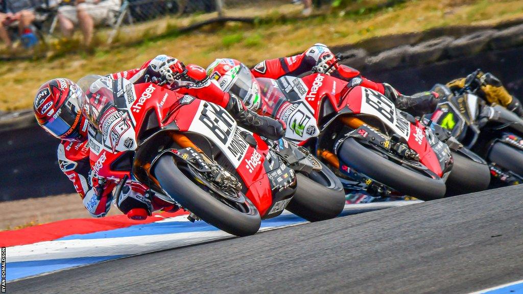 Tommy Bridewell and Glenn Irwin have come to blows on and off track this season