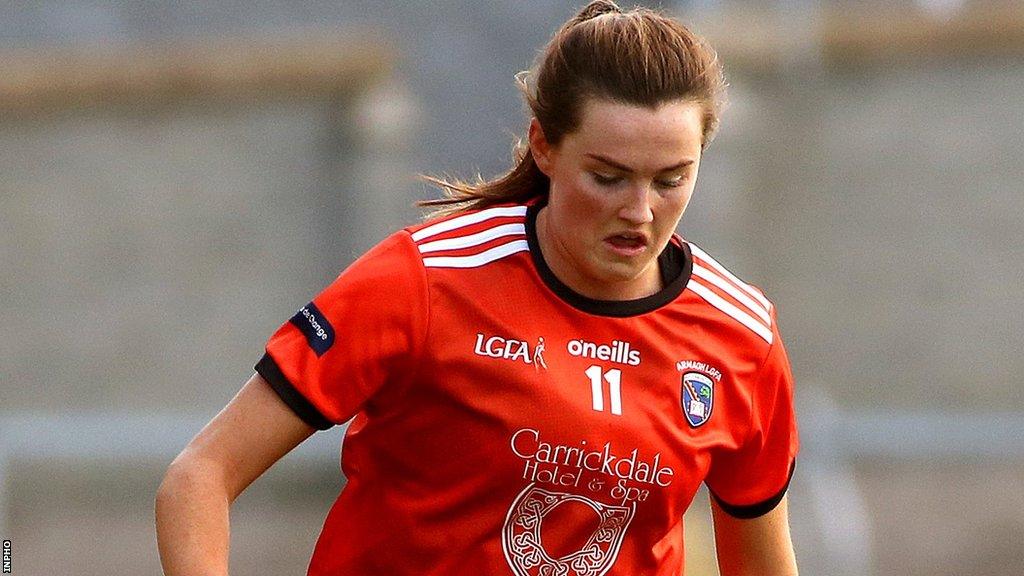 Aimee Mackin hit 0-9 for Armagh in Lifford