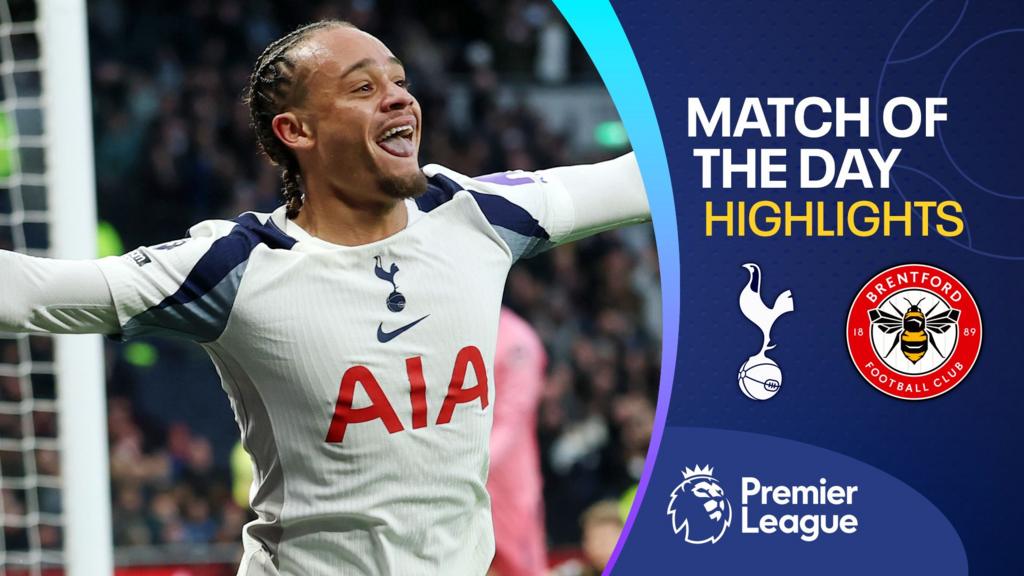 Simons scores first Premier League goal as Spurs beat Brentford
