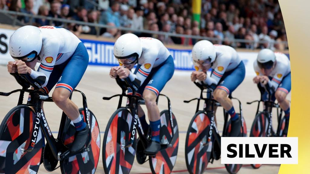 Campeonato Mundial de Ciclismo en Pista 2024: Gran Bretaña gana la medalla de plata en la final de persecución por equipos masculina