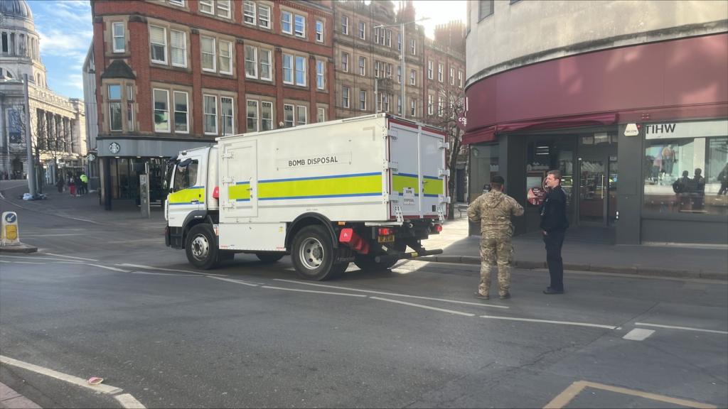 Bomb disposal van