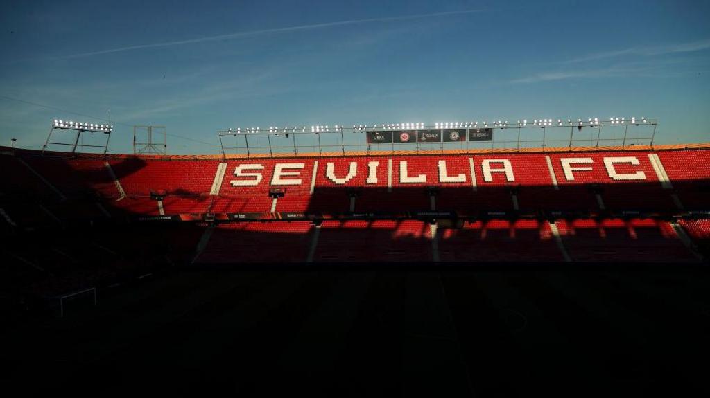 A general view of Sevilla's stadium