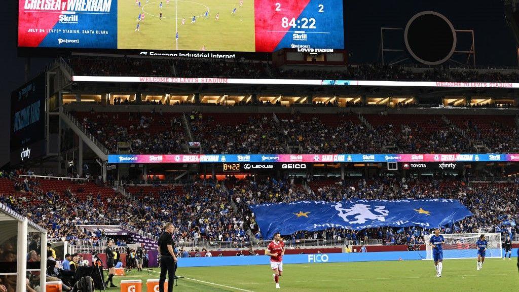 Chelsea v Wrexham in a pre-season match in the USA