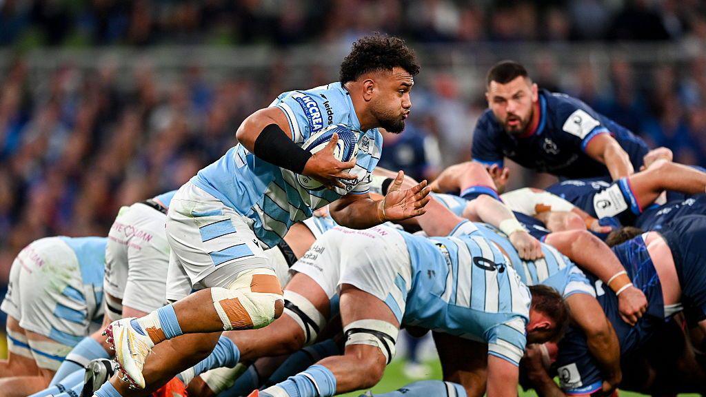 Sione Vailanu of Glasgow Warriors during the Investec Champions Cup quarter-final match between Leinster and Glasgow Warriors