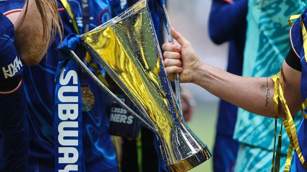 Women's League Cup trophy