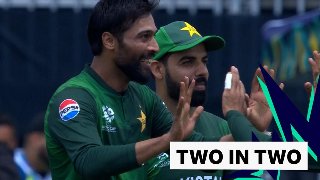 Amir takes back-to-back wickets as India slump to 96-7
