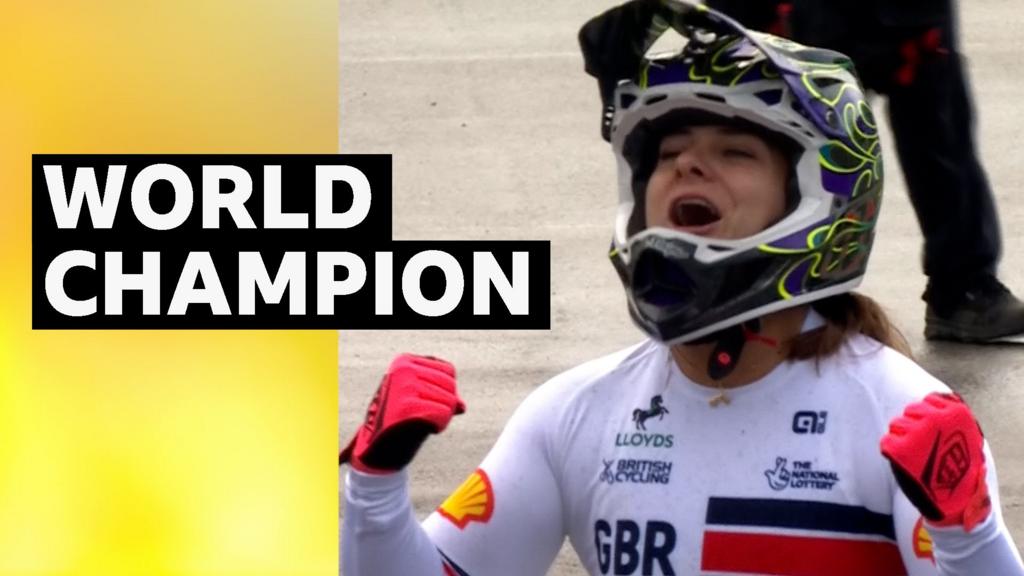 GB's Shriever wins third BMX Women's Elite world title