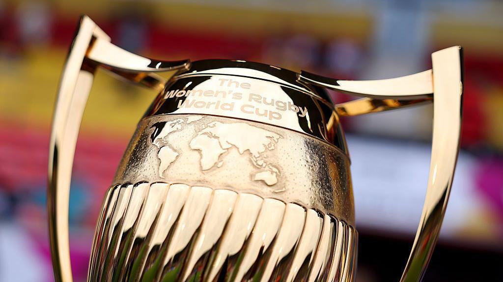 Women's Rugby World Cup trophy.