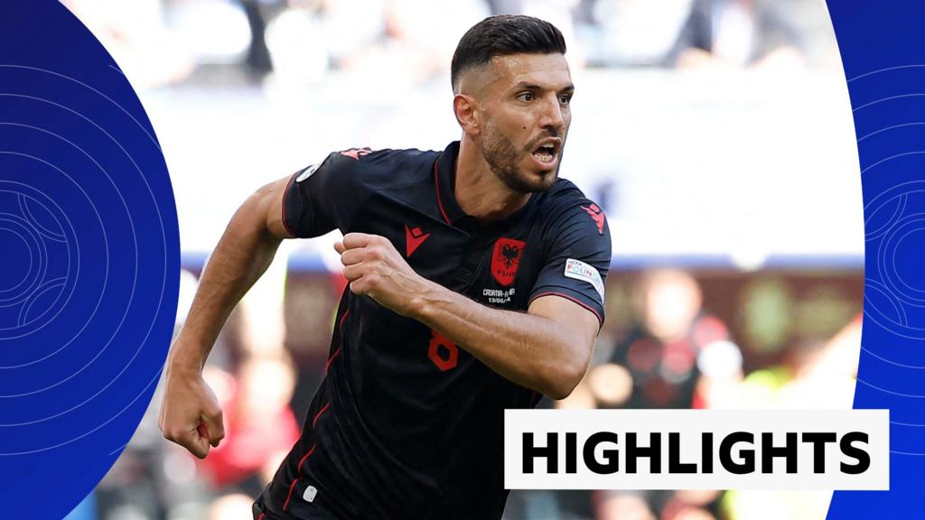 Highlights: Albania score late to draw with Croatia in end-to-end thriller