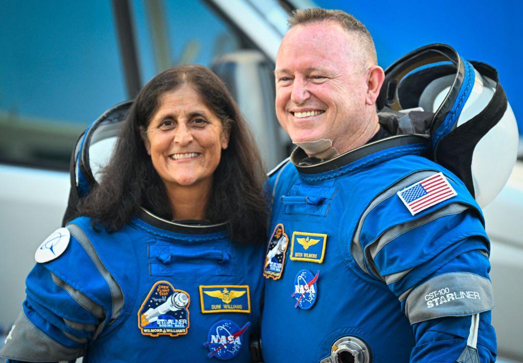 Sunita Williams and Barry 'Butch' Wilmore. 