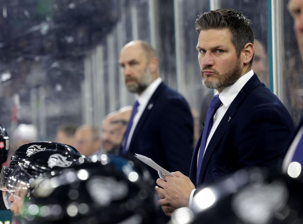 Belfast Giants head coach Adam Keefe 