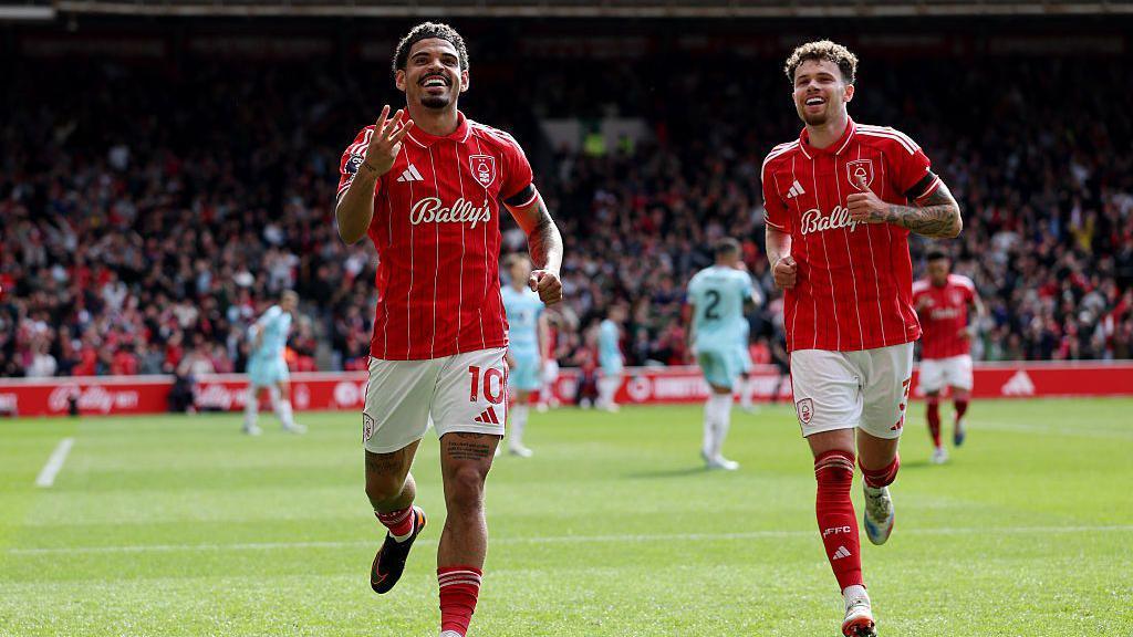 Morgan Gibbs-White celebrates