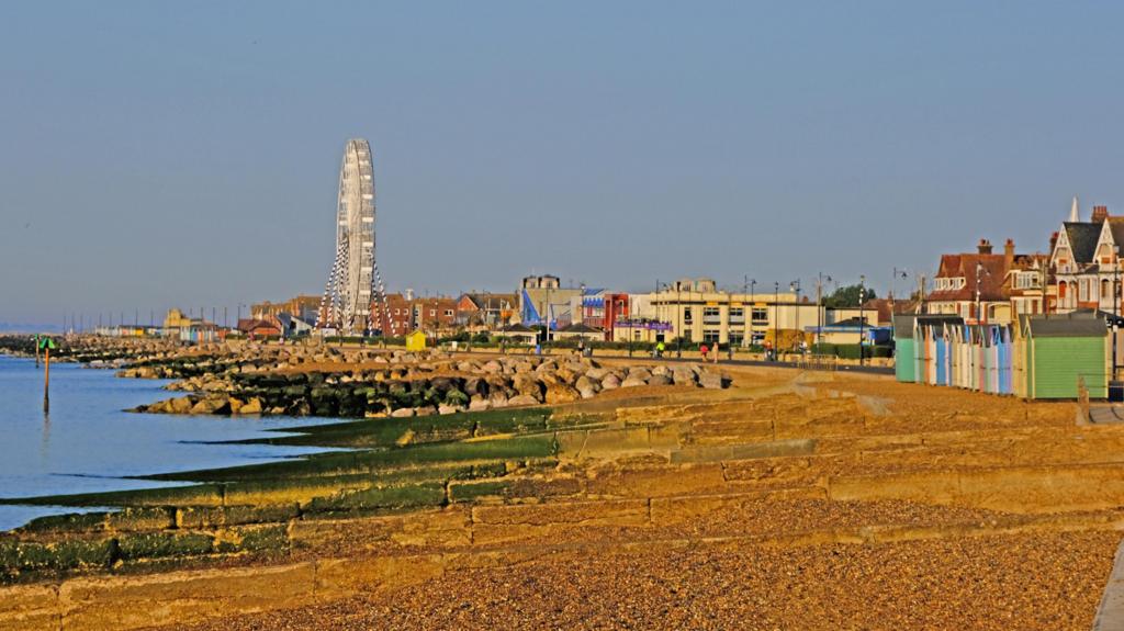 Beachfront at Felixstowe