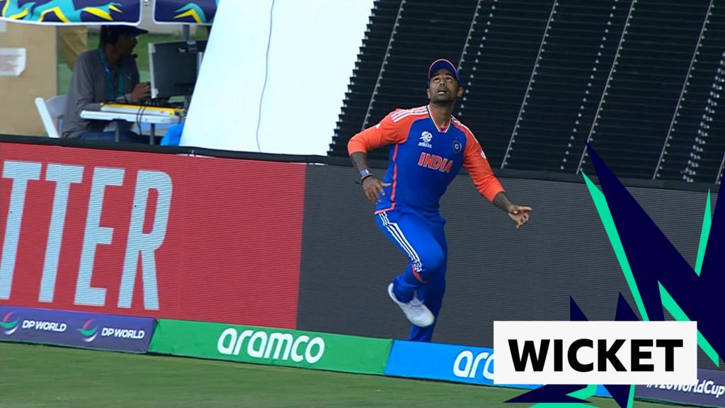 Suryakumar takes incredible boundary catch in final over