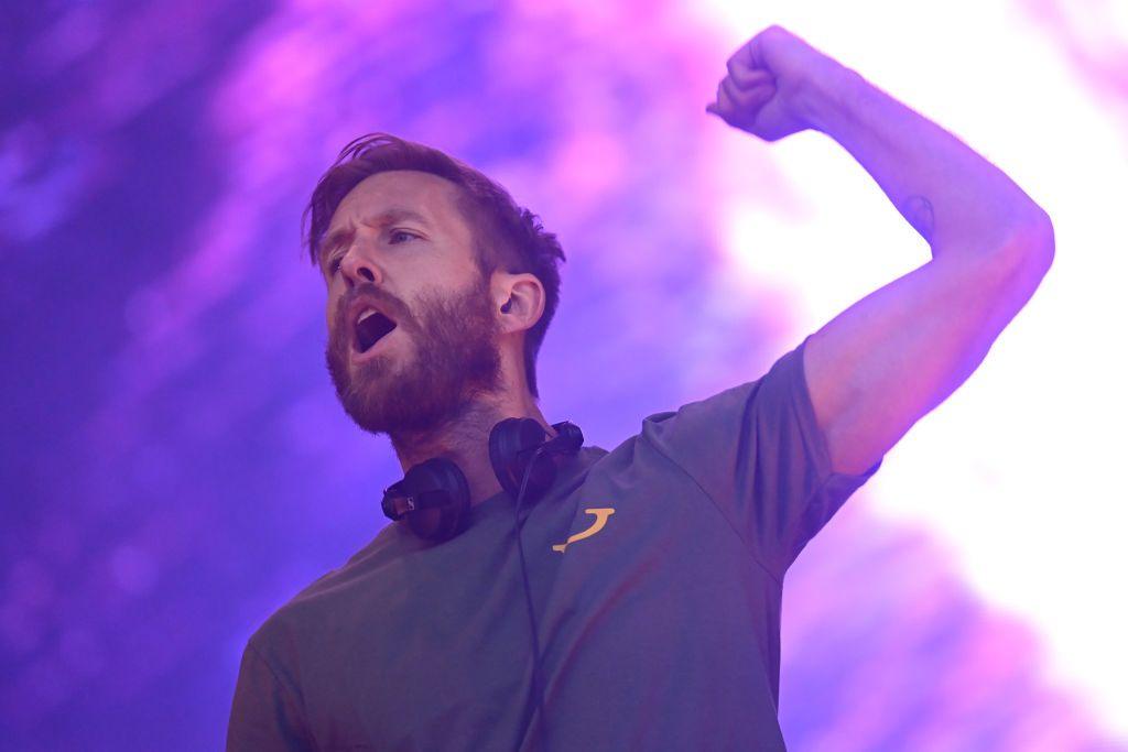 Calvin Harris performing live