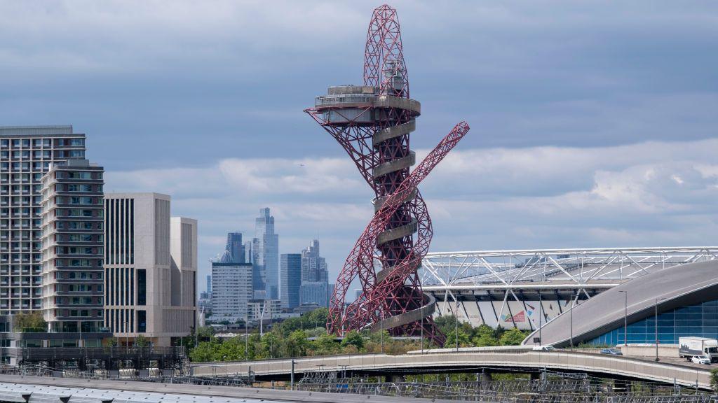 The ArcelorMittal Orbit in the Queen Elizabeth Olympic Park in Stratford