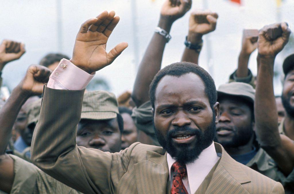 Samora Machel in Maputo in 1976