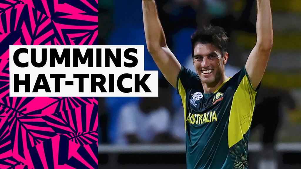 Cummins takes hat-trick at T20 World Cup