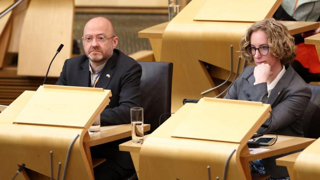 Patrick Harvie and Lorna Slater