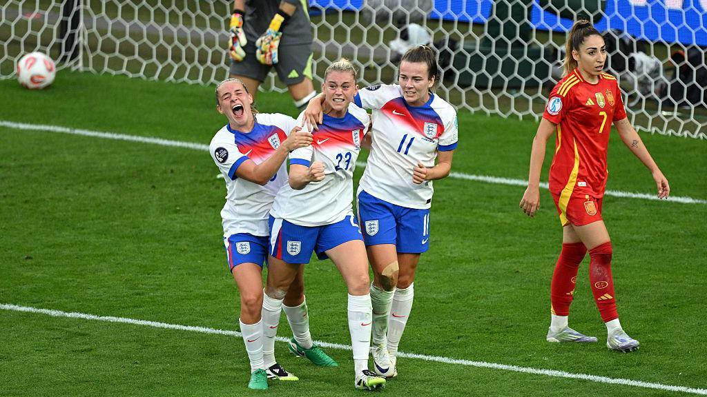 England celebrate