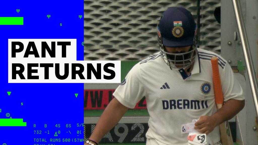 'He can hardly walk' - Injured Pant makes 'remarkable' return