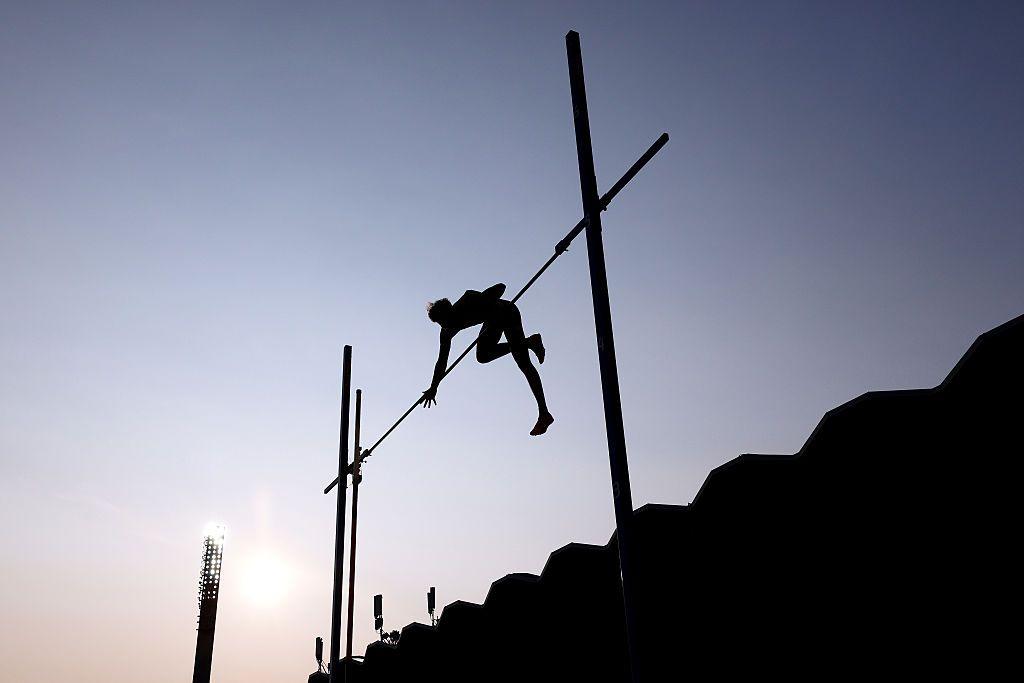 Team Sweden's Oliver Sandberg competes in the Men's Pole Vault Final during day three of the European Athletics U20 Championships in Tampere, Finland. Photo by Maja Hitij