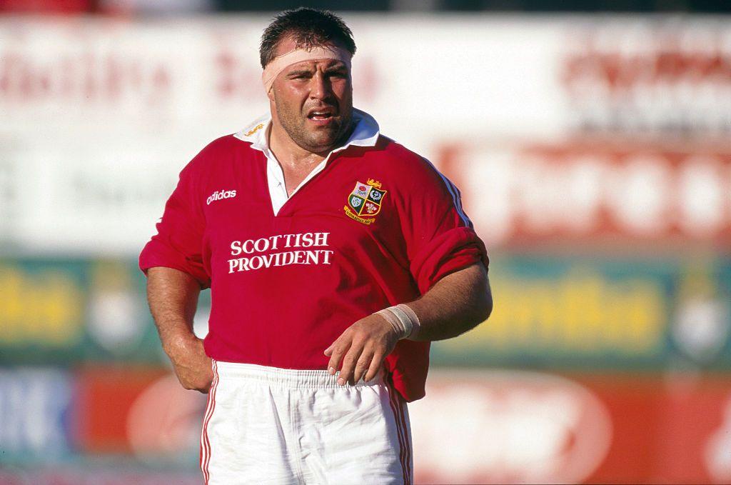 Jason Leonard looks on during the British and Irish Lions' match against the East Province XV in South Africa in 1997