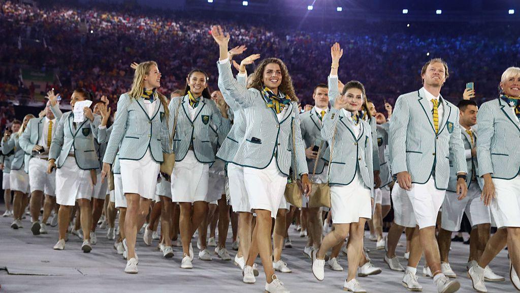 Australia's athletes donned blazers and ties for the Rio 2016 ceremony