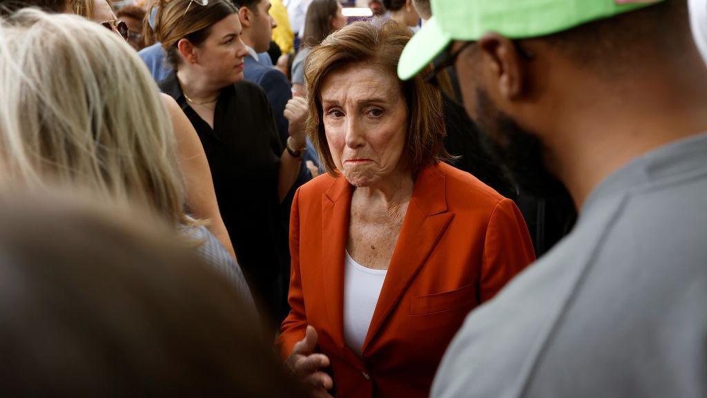 Top Democrat Nancy Pelosi seen in the audience at Howard