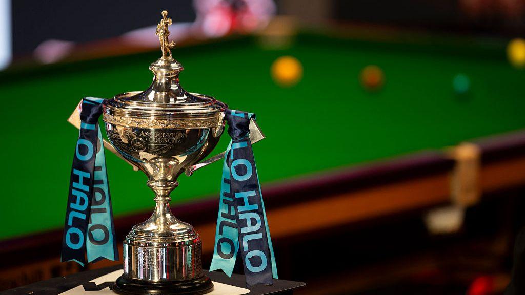 World Snooker Championship trophy