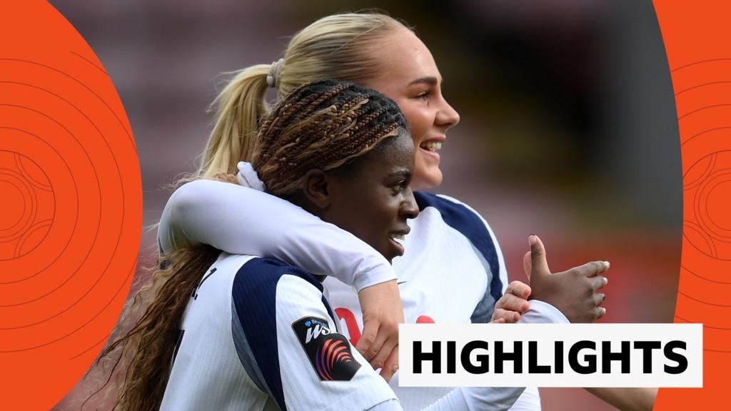 Tottenham beat Brighton to move third in WSL