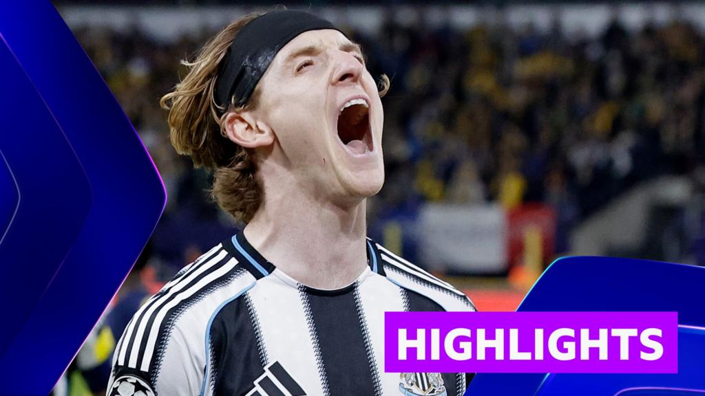 Newcastle off the mark in Champions League with win in Belgium