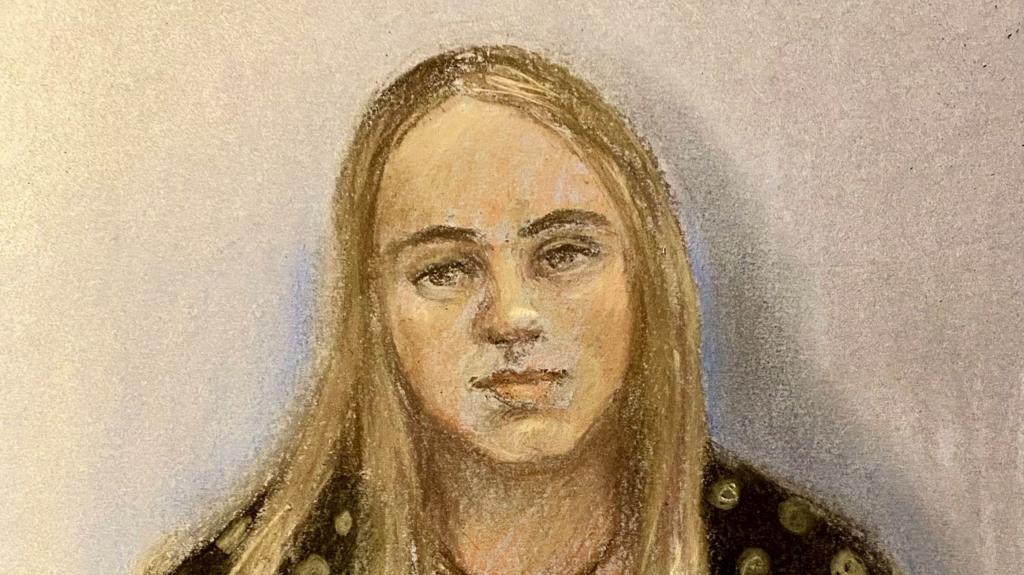 Amelie McCann court sketch