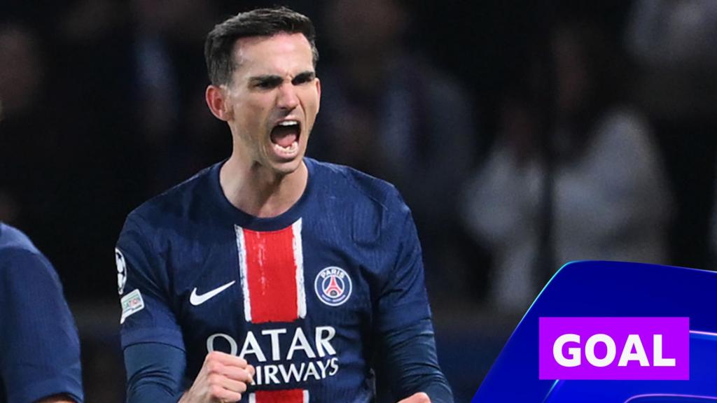 Ruiz scores to put PSG in front against Arsenal