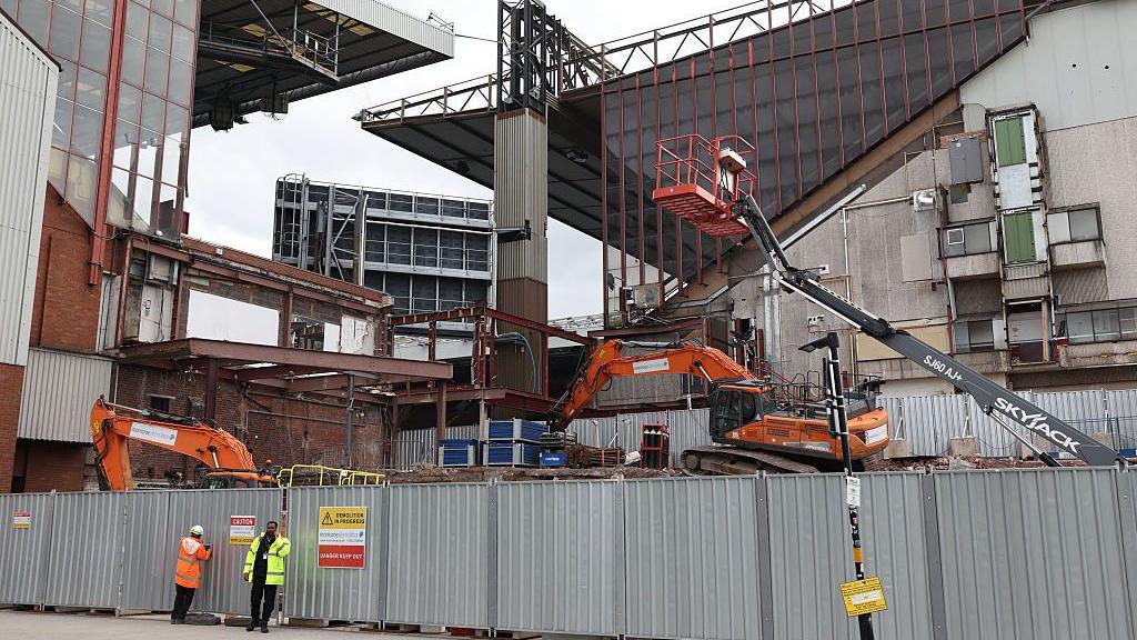 Renovations of the North Stand at Villa Park
