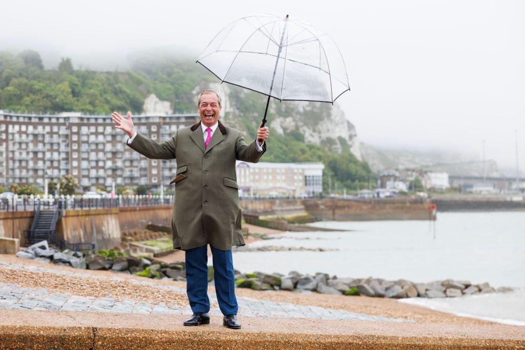 Nigel Farage, starting his campaign in Dover