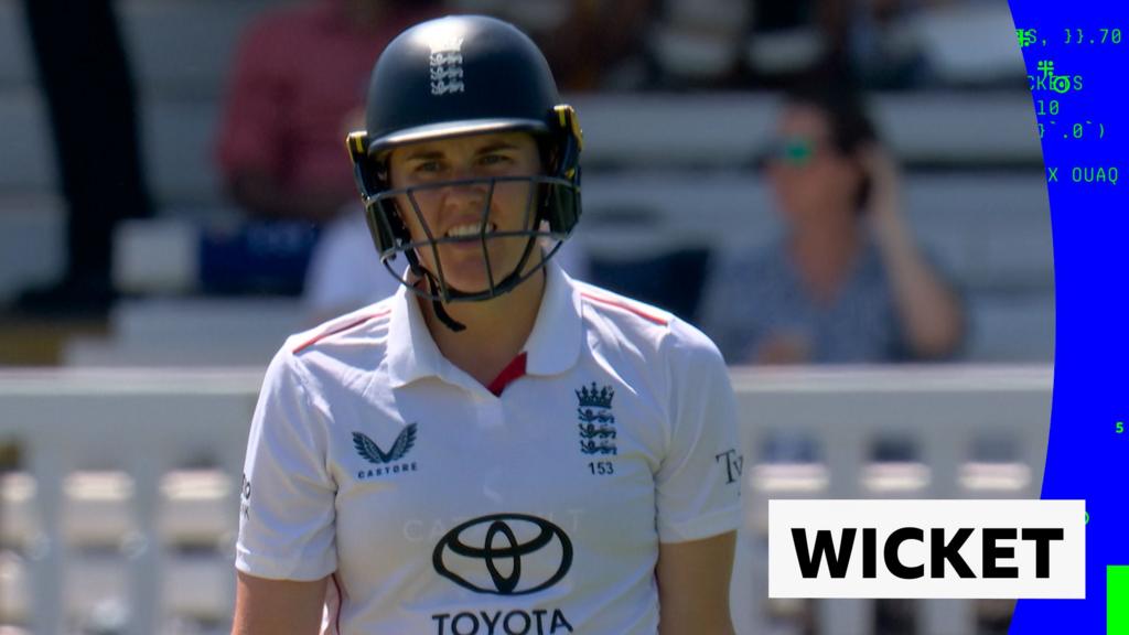 England stumble as captain Nat Sciver‑Brunt dismissed early in Lord’s Test