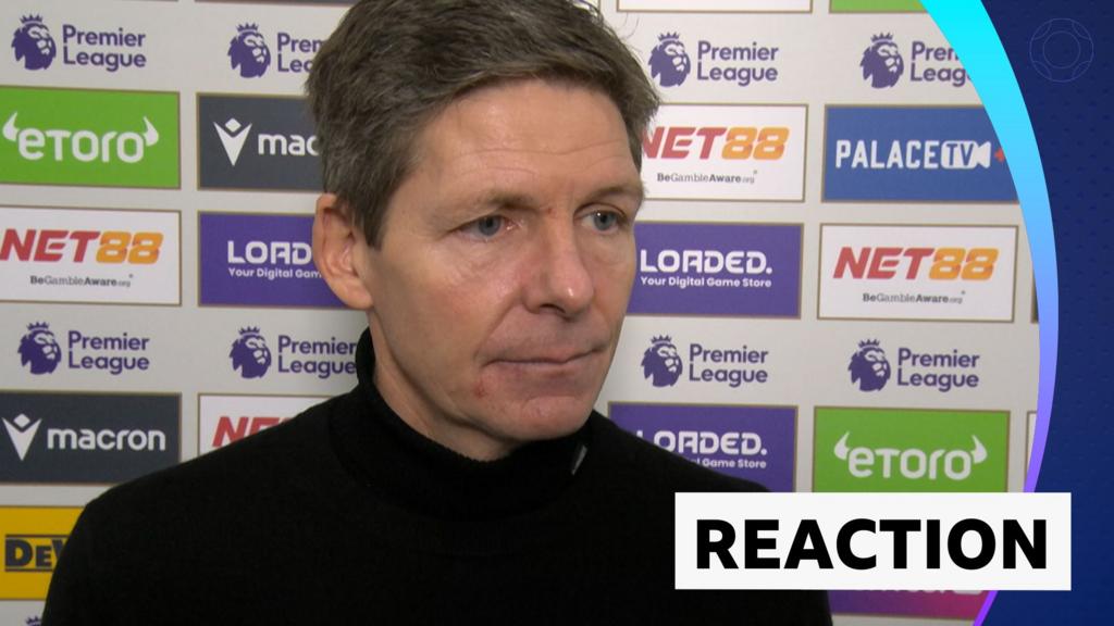 Glasner praises Palace's 'great attitude and togetherness'