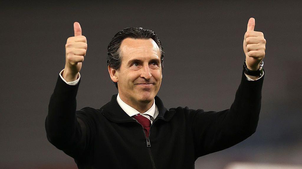 Aston Villa manager Unai Emery
