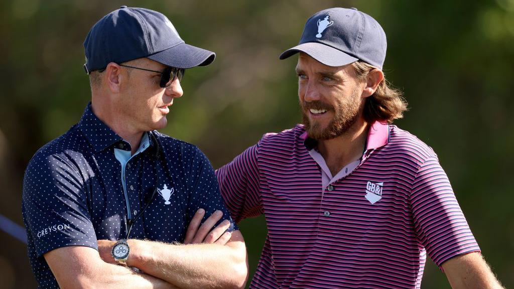 Ryder Cup captain Luke Donald and Tommy Fleetwood chat 