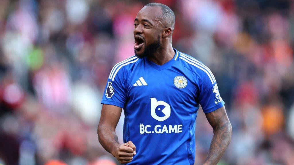 Southampton 23 Leicester Jordan Ayew after Premier League victory