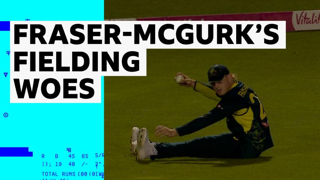 'He's having a 'mare!' - Fraser-McGurk's consecutive slip-ups