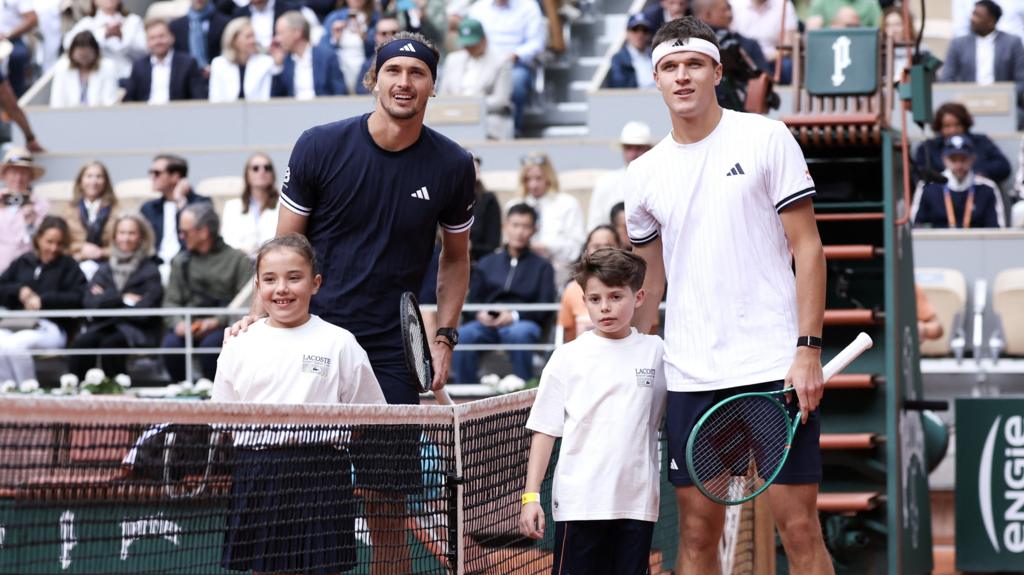 Alexander Zverev and Jakub Mensik