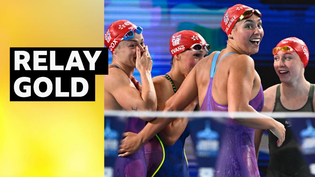 'Very last stroke!' - GB win dramatic relay gold