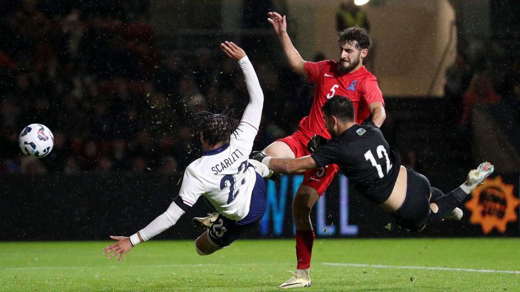 Dane Scarlett scores for England