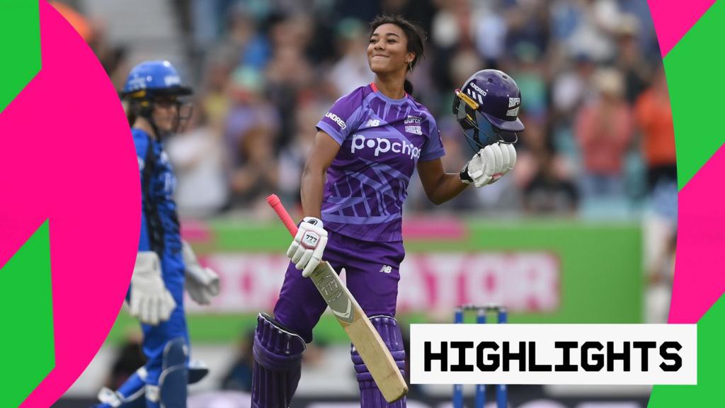 Perrin century guides Superchargers into Hundred final with record win