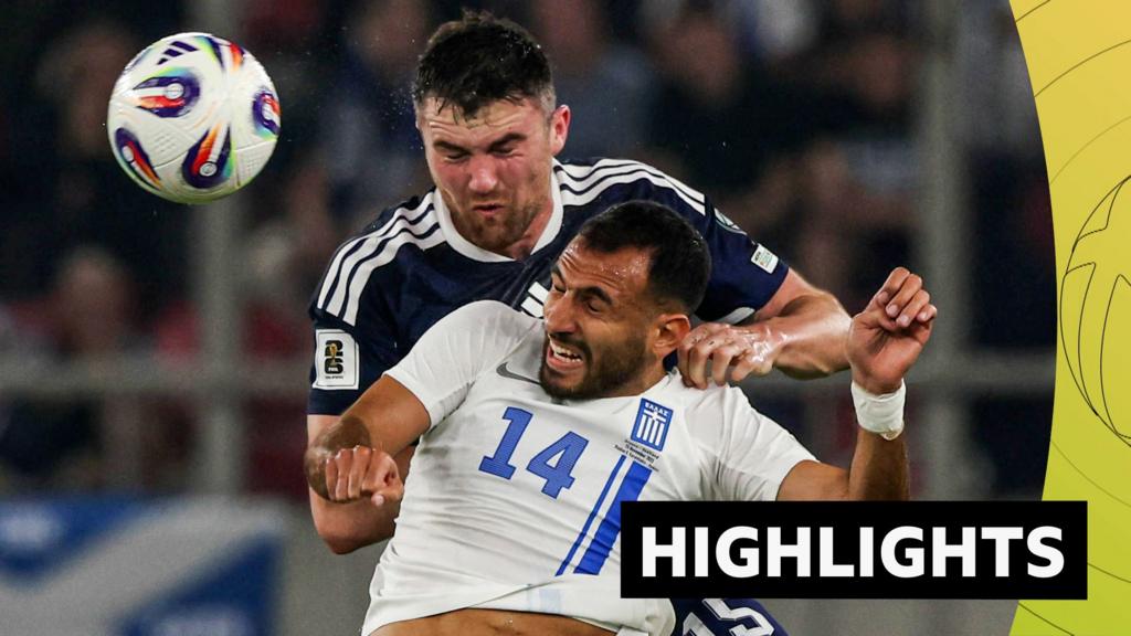 Highlights: Scotland go down in five-goal thriller in Greece