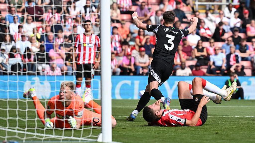 Kieran Tierney celebrates