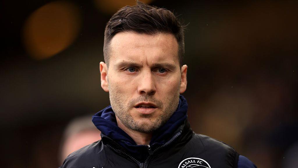 Walsall head coach Mat Sadler