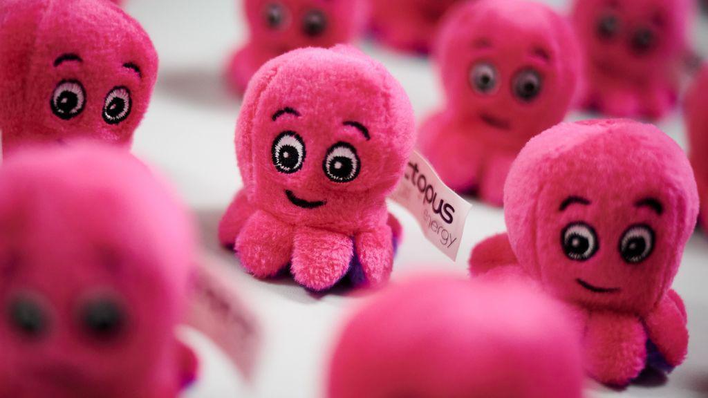 Octopus Energy-branded Pink Octopus toys 